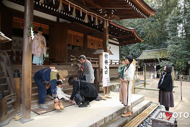 宇治上神社でのお宮参り出張撮影