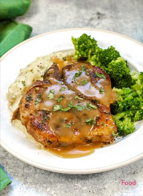 Smothered Pork Loin Chops