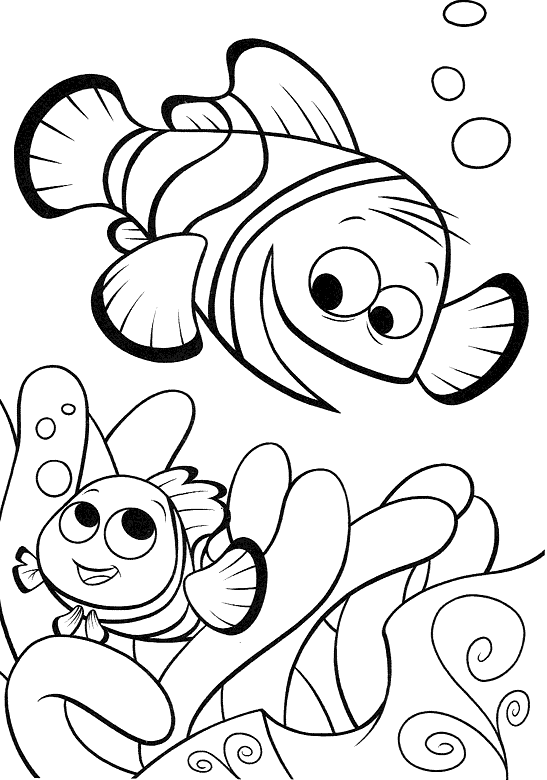 Mewarnai Gambar Nemo