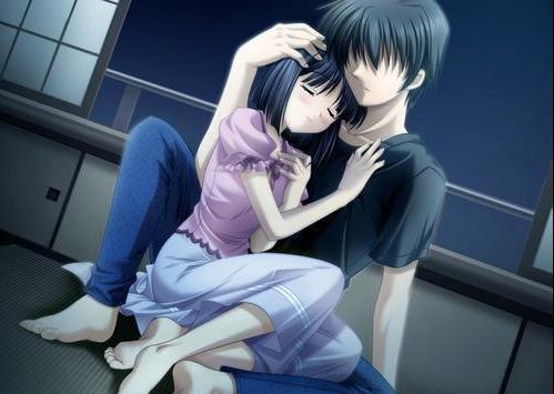 cute anime couples in love. cute anime couples in love.