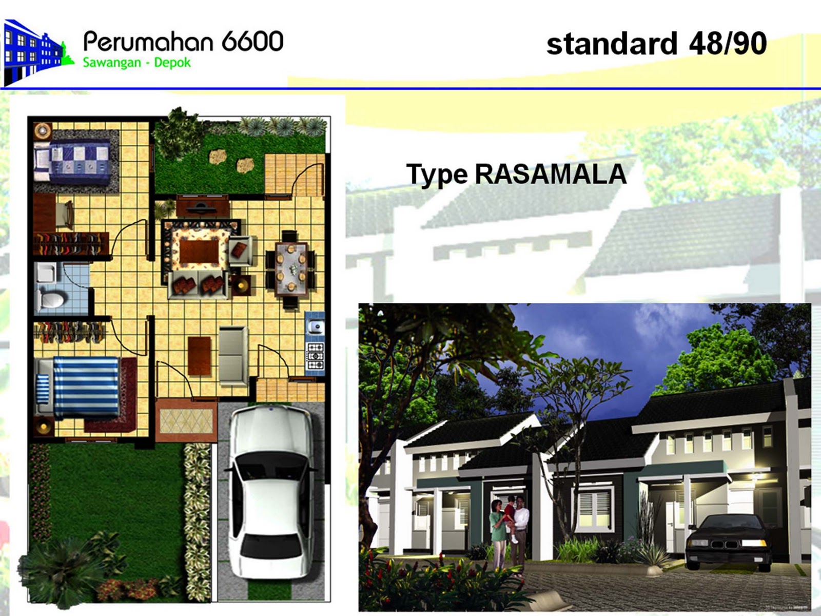 Desain Rumah Type 4890 Hbr