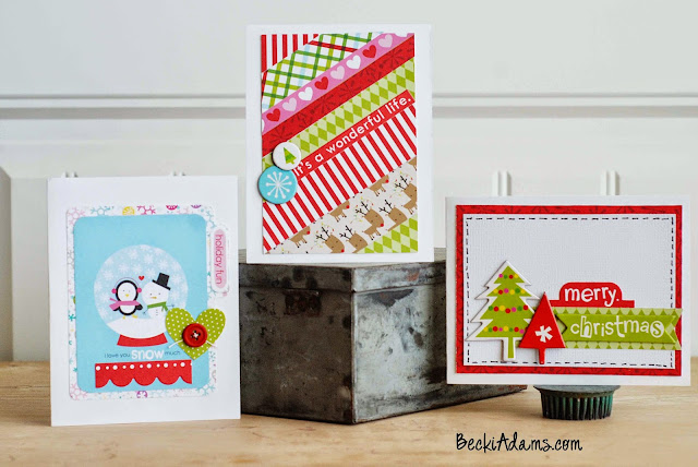 Christmas Cards by Becki Adams @jbckadams #Christmas # Christmascards #handmadeChristmascards #MerryChristmas