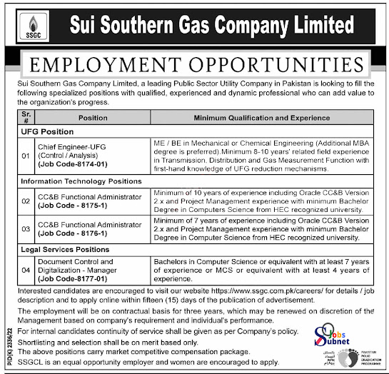 Sui Southern Gas Company Limited SSGC Govt 2023