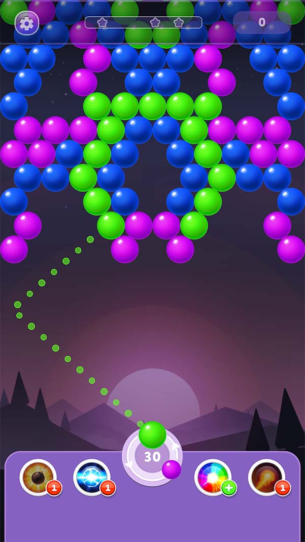 Bubble Shooter Rainbow online- game bắn bóng trực tuyến vui nhộn a2