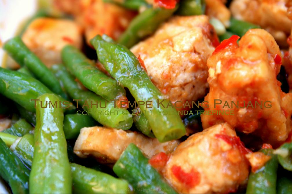 Tumis Sambal Tempe Tahu Kacang Panjang resep masakan dan Tumis Sambal Tempe Tahu Kacang Panjang resep masakan dan
