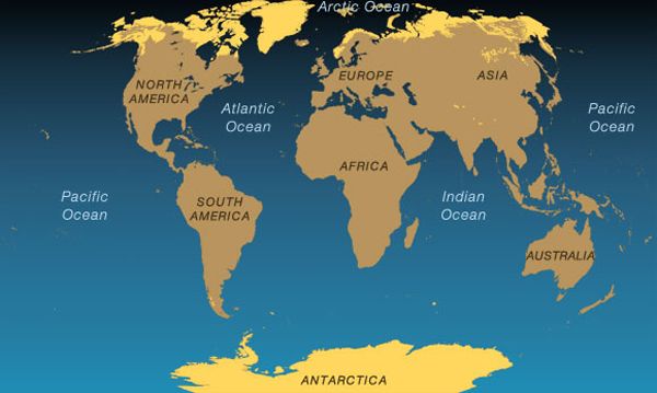 map of arctic region. The arctic tundra region can