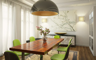 wandfarbe esszimmer grün