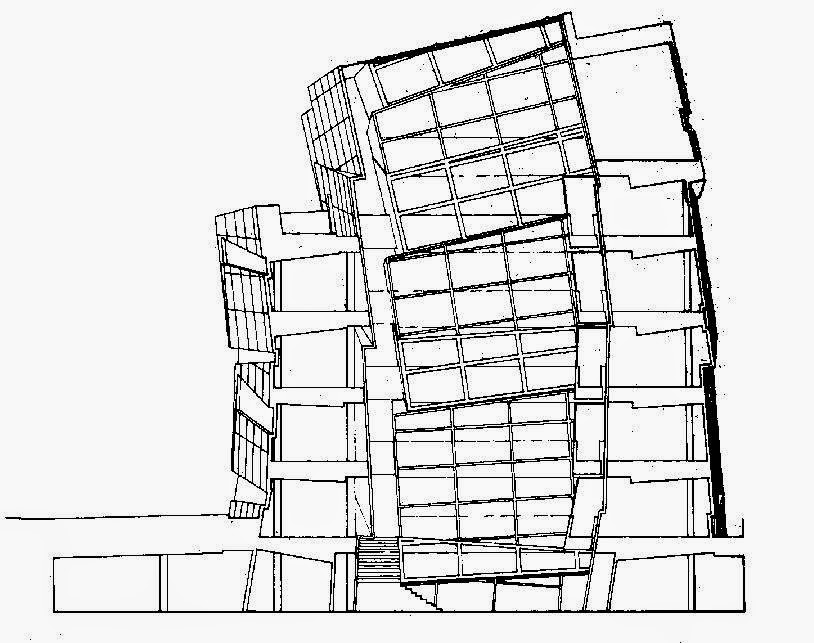 Edificio Nunotani en Tokio | Peter Eisenman | Inestabilidad tectónica