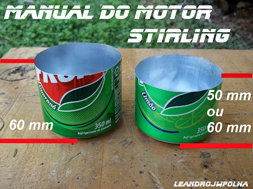 Manual do motor Stirling, dois cabeçotes