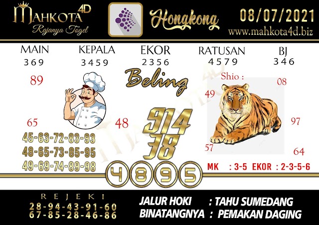 Syair Prediksi Togel Hongkong - HK Kamis, 8 - Juni - 2021