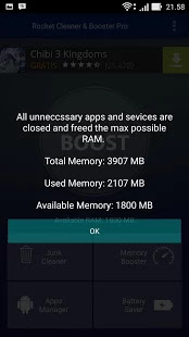 Rocket Cleaner & Booster PRO Apk v1.1.7 Terbaru