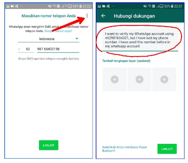 Cara aktivasi whatsapp tanpa nomor hp