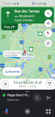 Google Maps - Voiture | Panneau Média