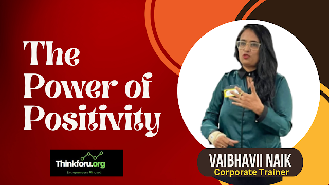 Cover Image of The Power of Positivity By Vaibhavii Naik