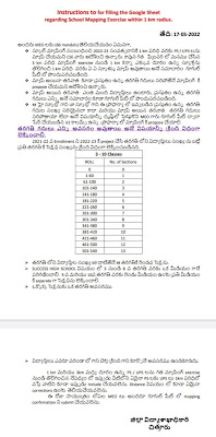 Mapping of schools instructions