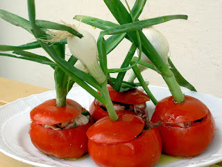 pomodori ripieni con polpo