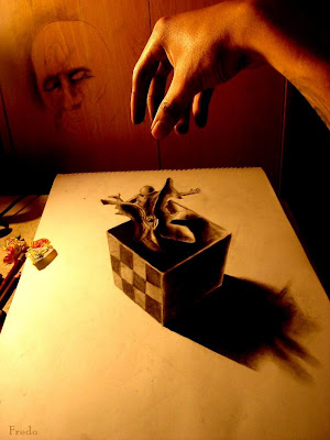 Unbelievable 3D Drawings by 17-year-old Fredo