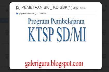 Program Pembelajaran Prota Promes KTSP Kelas 3 SD/MI