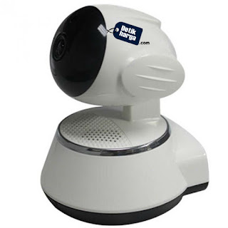 Best CT V380 Q6 Wifi HD720 P2P CCTV Camera with 2 Way Audio,Motion Sensor Alarm and Micro SD Slot - Putih