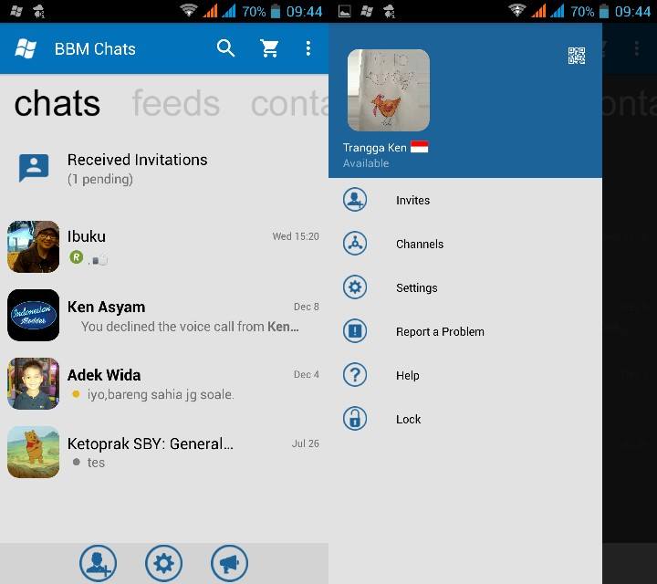 BBM Mod Style Windows Phone Base 2.13.0.26 Apk WP UPDATE 