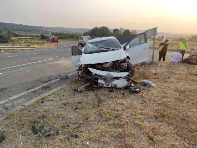 Tekirdağ Malkara'da trafik kazası: 5 yaralı