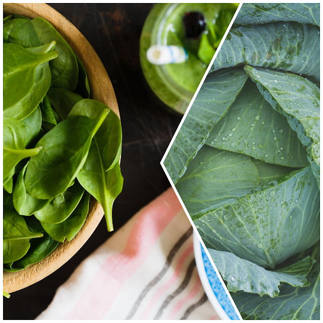 12 Foods That Must Be Organic - Spinach And Green Cabbage