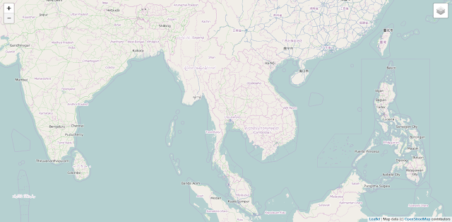 สร้างแผนที่ HTML ด้วย Folium ในภาษาไพทอน