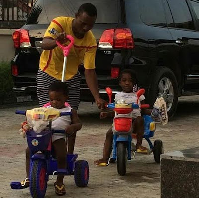 Mercy Johnson Shares Playtime Pics With Her Kids 
