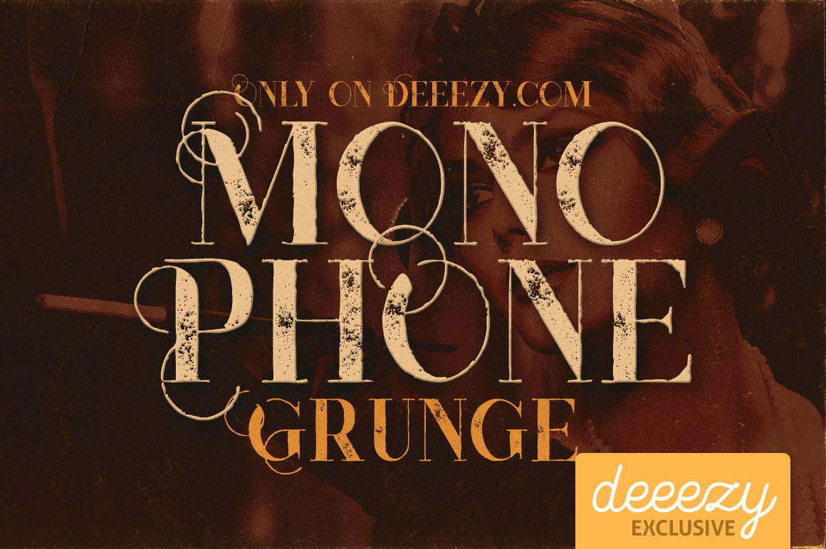 Download Font Terbaru 2016 - Monophone Grunge Font