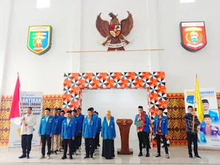 Pengurus Cabang (PC) Pergerakan Mahasiswa Islam Indonesia (PMII) Kabupaten Lampung Barat masa khidmat 2023-2024 resmi dilantik di Gedung Pancasila, Liwa, Lampung Barat, Jumat (15/09/23).