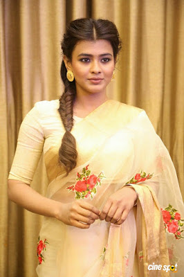 Hebah Patel Braided Hairstyle