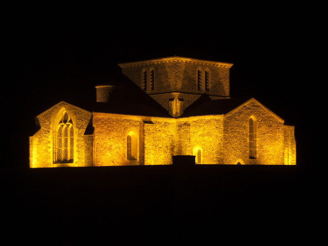 jiemve, Les Sables, Olonne, Prieuré, Fort, Eglise, St Nicolas, nuit, éclairé