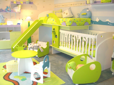 DORMITORIO PARA BEBE COLORES VERDE by dormitoriosparavarones.blogspot.com