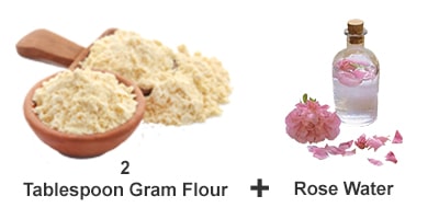 Gram Flour Face Pack For Oily Skin