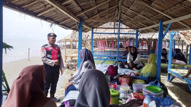 Libur Panjang, Sat Samapta Polres Aceh Timur Intensifkan Patroli di Obyek Wisata