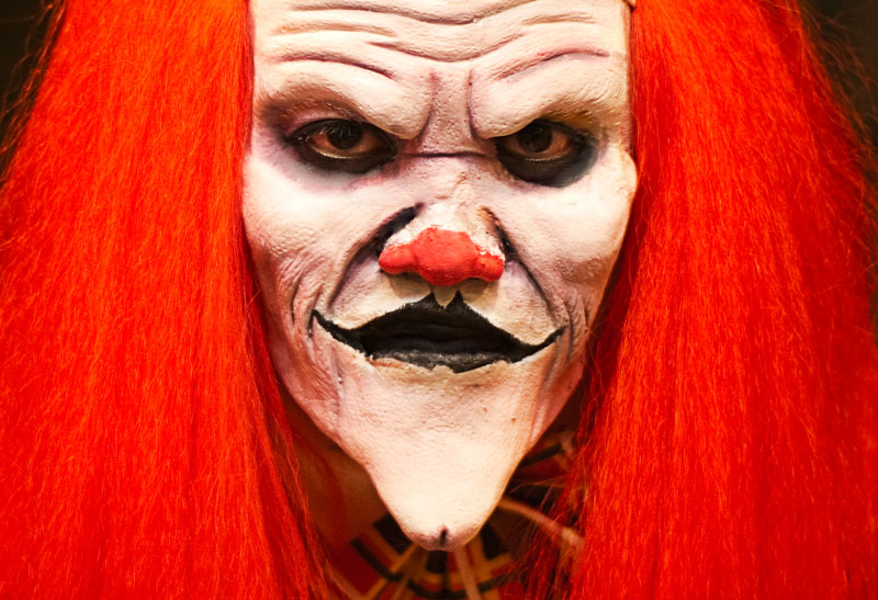 girl clown makeup. clown makeup designs. creepy