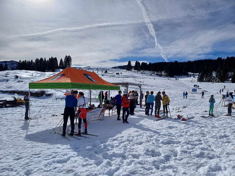 Arrivo Campionato Italiano Middle Sci Orientamento