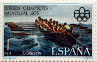 JUEGOS OLÍMPICOS MONTREAL 1976. TRAINERAS