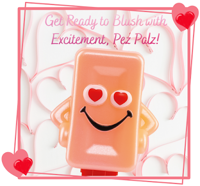 Limited Edition Valentine Mascot PEZ With Heart Eyes Now Available 2024