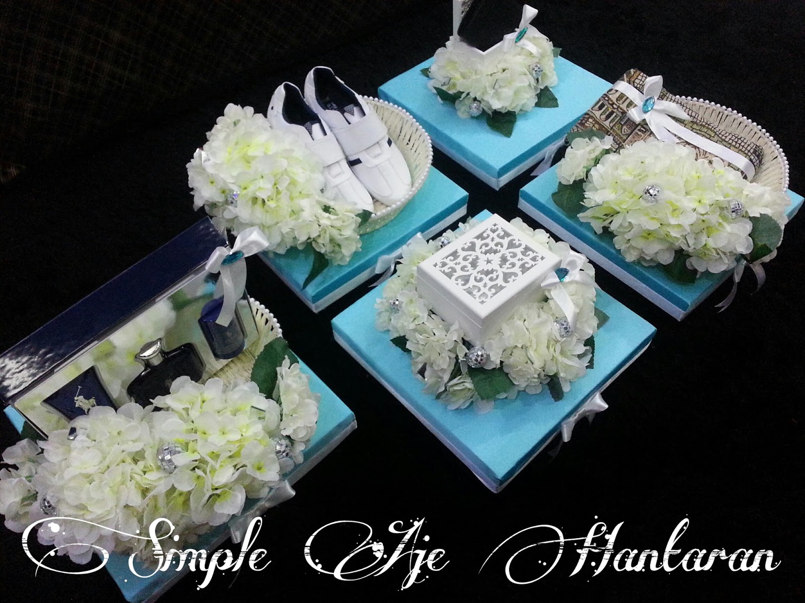 Simple Aje Hantaran: Hantaran Perkahwinan Tema Tiffany 