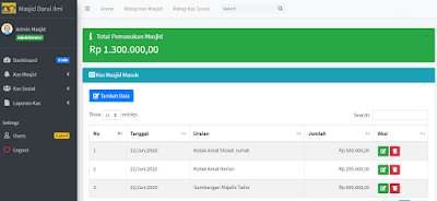 Source Code Aplikasi Keuangan Masjid [GRATIS]