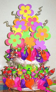 Decoracion de Fiestas Infantiles con Flores, Centros de Mesa