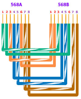 Jenis Pengkabelan Dalam Jaringan Komputer - Cross trough over