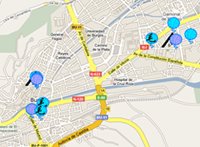 Mapa "De lanas por Burgos"