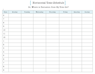 Schedule chart for watering the plants