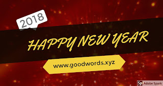 Simple new year wishing card image