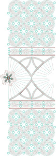 3mm sequins steek half Dupatta