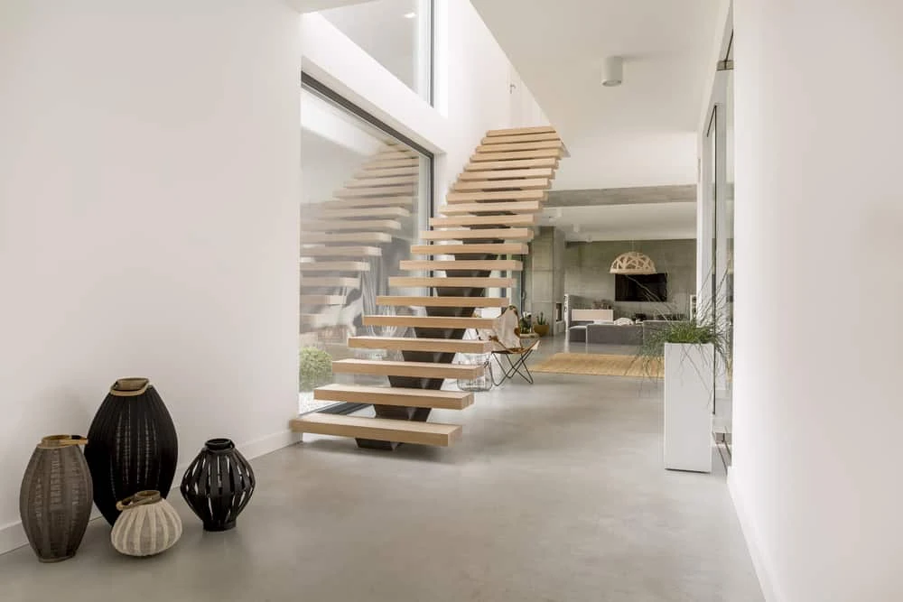 افضل 70 فكرة لتصميم ديكورات الدرج الداخلي في المنزل