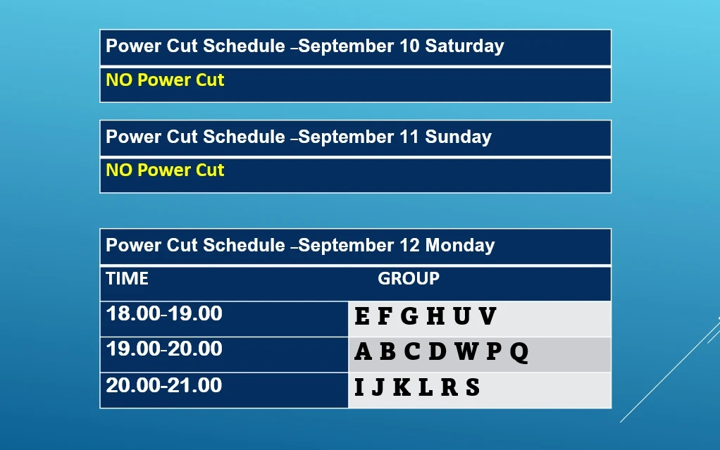 power-cut-september-10-11-12