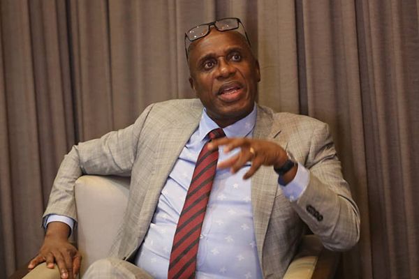 Rotimi Amaechi not happy over nomination for a ''Distinguished Award in Infrastructure Delivery'' from presidency to Governor Wike